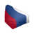 Red/Royal Blue/White