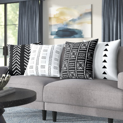 Housse de coussin d'extérieur carrée Lendsey