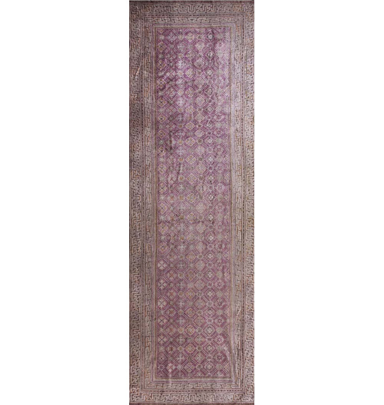 Antique Large Chinese - Baotou Knotted Rug