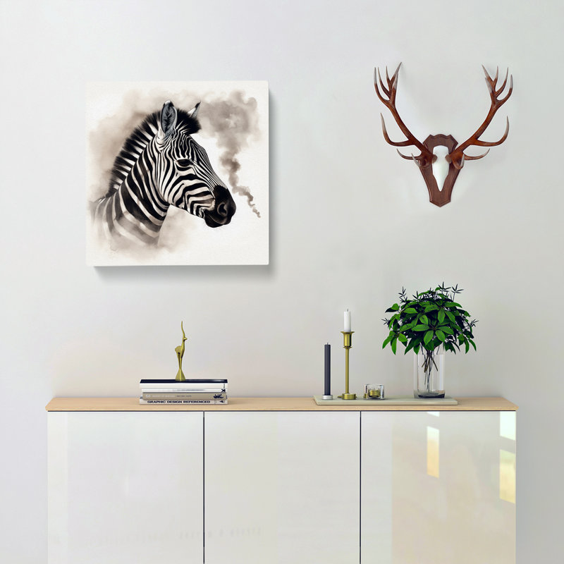 Zebra Smoke - No Frame Print