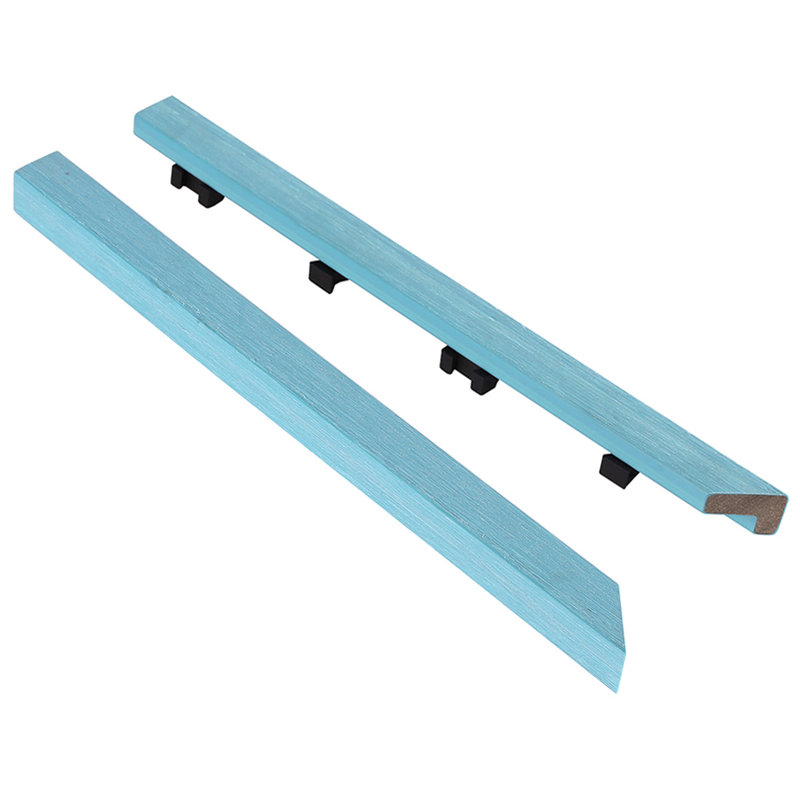 Garniture de terrasse en coin 12 po x 1 po, Grecian Blue
