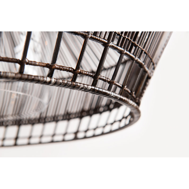 Luminaire suspendu géométrique 1 lumière Hunters Point, H 14,5 po x l 28 po x P 28 po