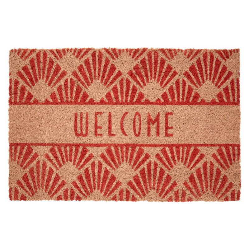Paisley Non-Slip Geometric Doormat