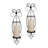 2 Piece Tabletop Wall Sconce Set