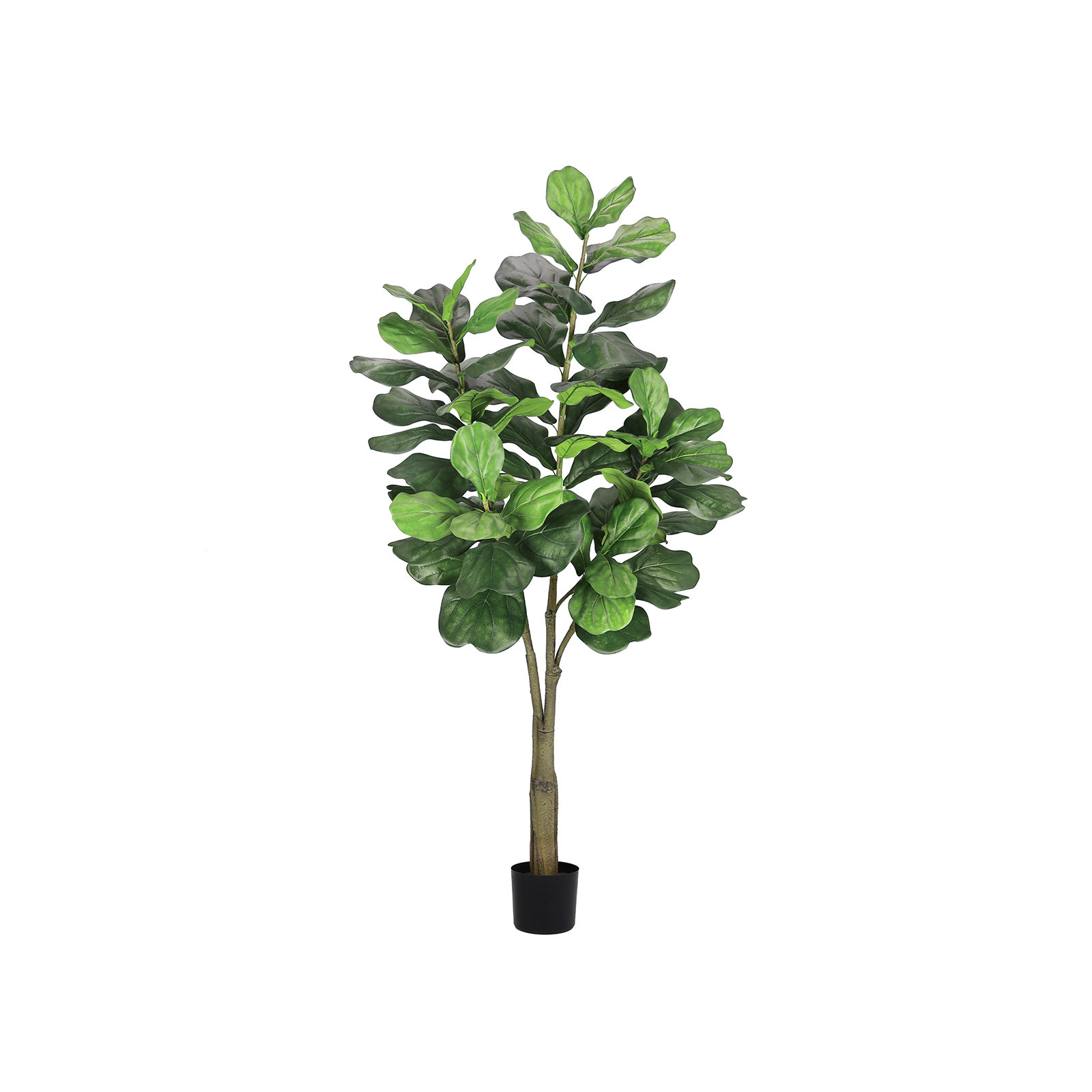 Faux Fiddle Leaf Fig Tree in Pot, 72" x 33"