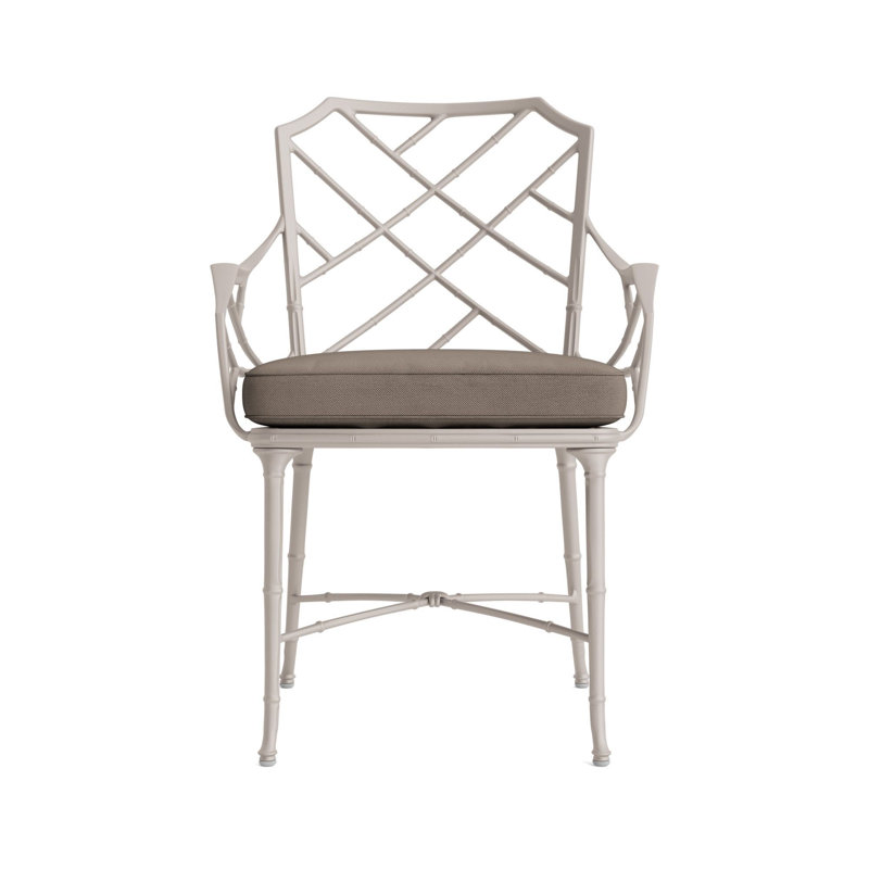 Calcutta Outdoor Dining Chair, Fusion Charcoal, Dove Smooth