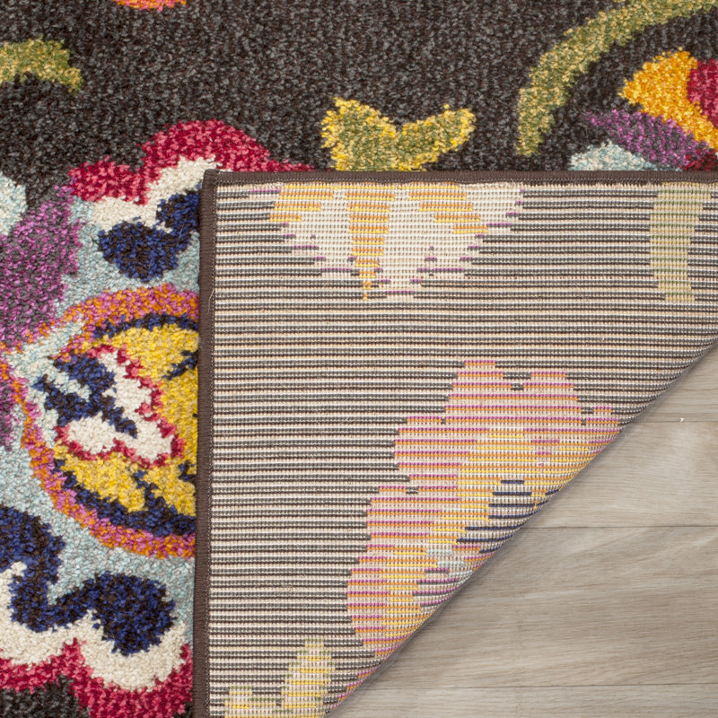 Tapis à motif cachemire Chana Performance, Tapis de couloir 2 pi 2 po x 12 pi