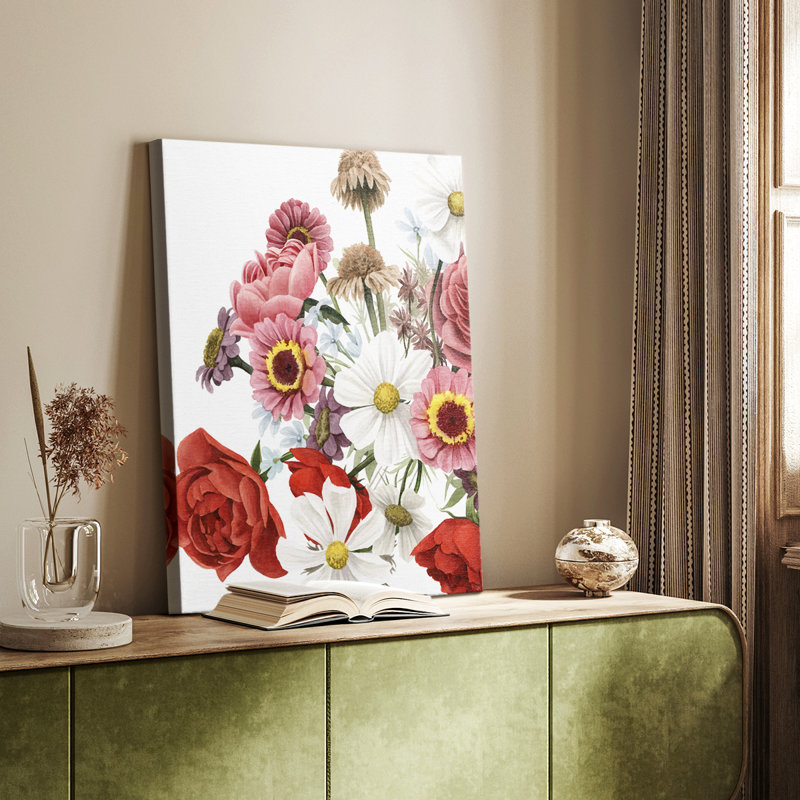 Arrangement moderne II - galerie Cavas sur mesure, H 48 po x l 32 po