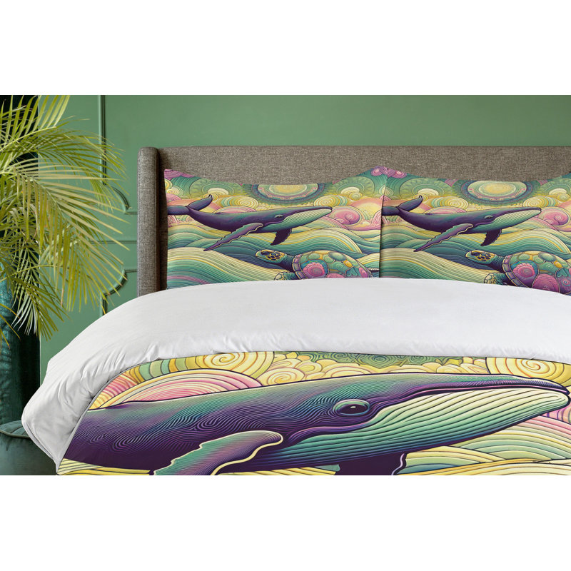 Nautical Duvet Cover, Queen Duvet Cover + 2 Standard Shams