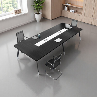 Table de conférence moderne avec pieds en métal