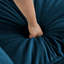 Modulaire avec 3 repose-pieds et un coussin de chenille bleu avec 2 coussins pour la maison
