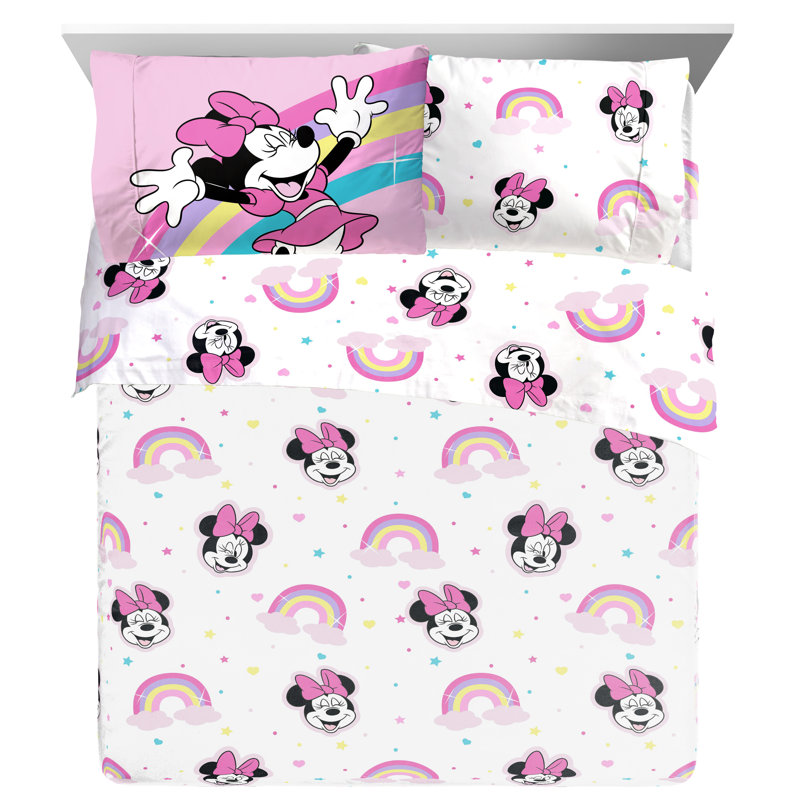 Ensemble de draps en microfibre Minnie Mouse, Grand