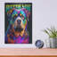 Art mural en métal Winston Porter «Rottie Love» par Dean Russo-226403278