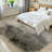 Orange Watercolour Painting Dramatic Foggy Forest Landscape Spring Autumn Machine Washable Indoor Area Rug-129431325