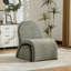 Chaises d'appoint avec rangement, chaise compacte moderne en chenille pour la maison