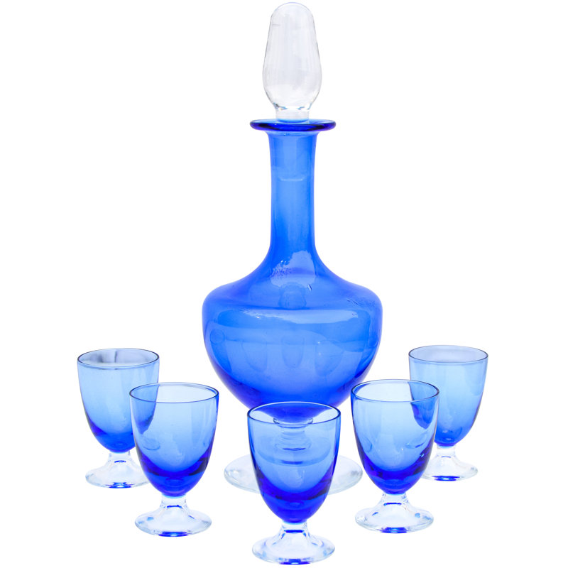 6 - Piece Glass Beverage Server Set