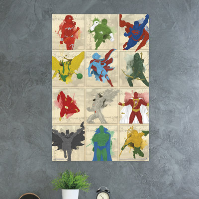 Characters Paper Print