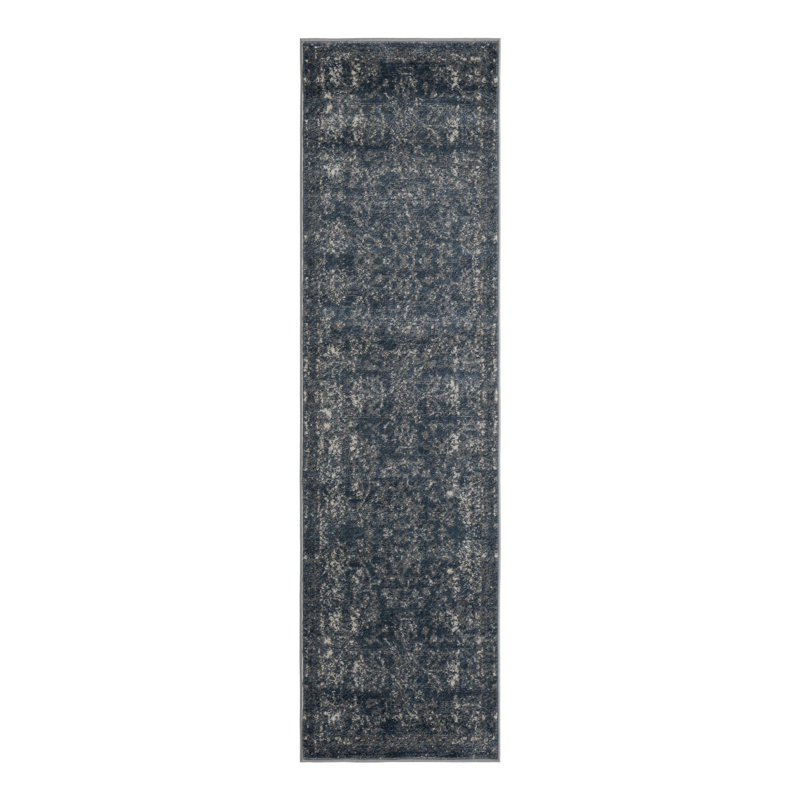 Charters Towers Oriental Blue Area Rug, Runner 2' x 7'1"