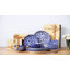 12 Pieces Porcelain Dinnerware, Round Plate, Dinner Plate, Dessert Plate And Bowl, Serve For 4 Person, Blue And White Porcelain, Ceramic Decal, Four Different Paintings-123687081