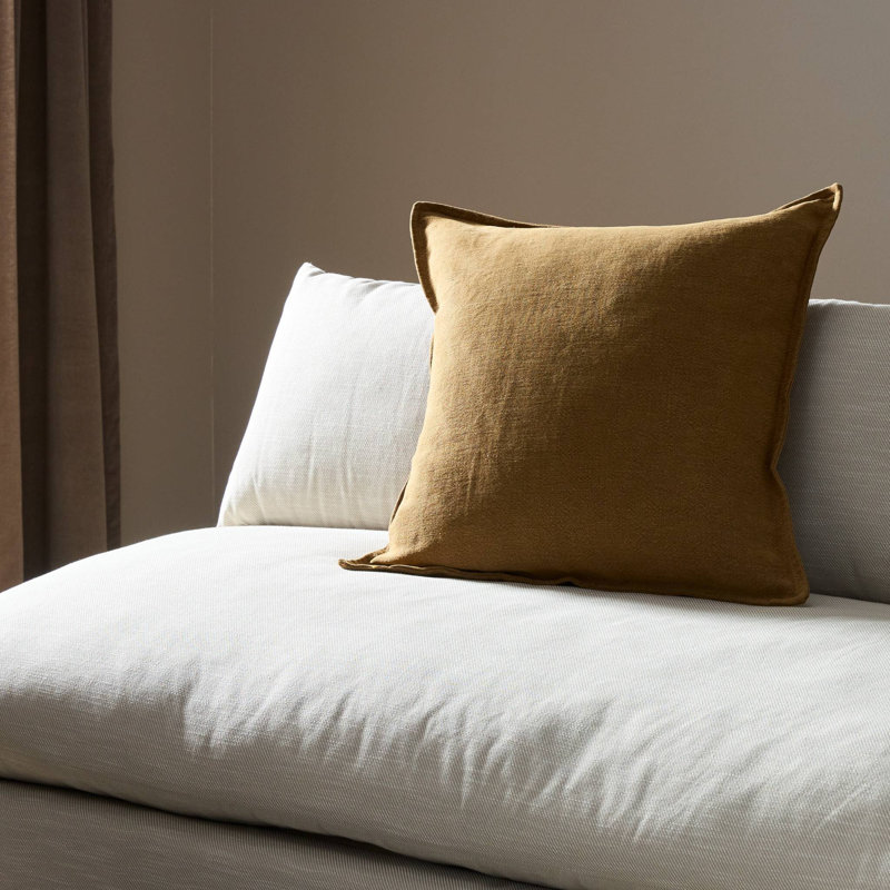 Broadway Pillow-Broadway Dune-24"X24", Broadway Coffee