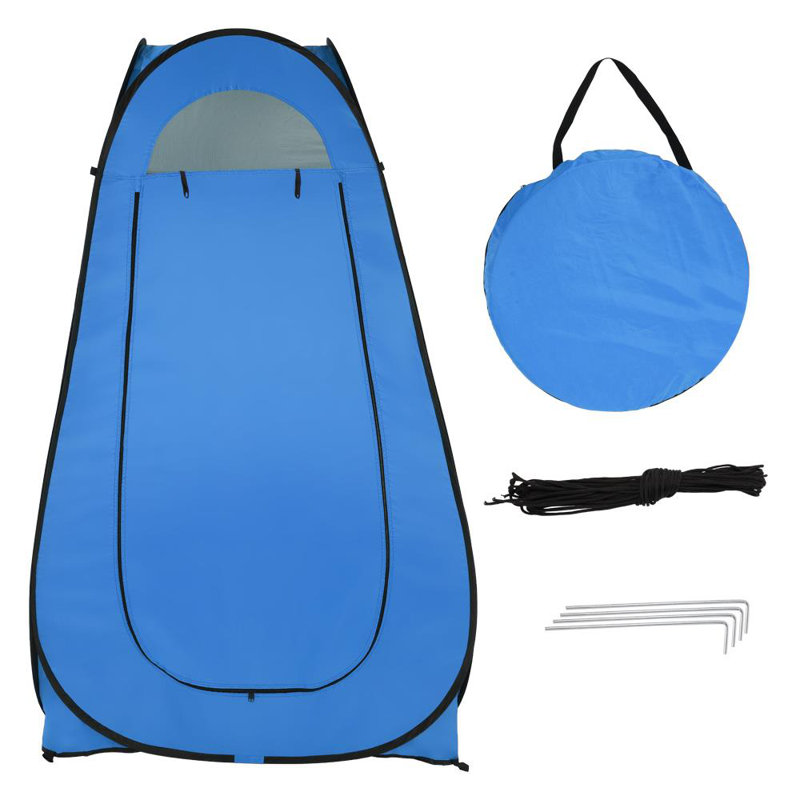 Tente de douche Pop Up, Bleu