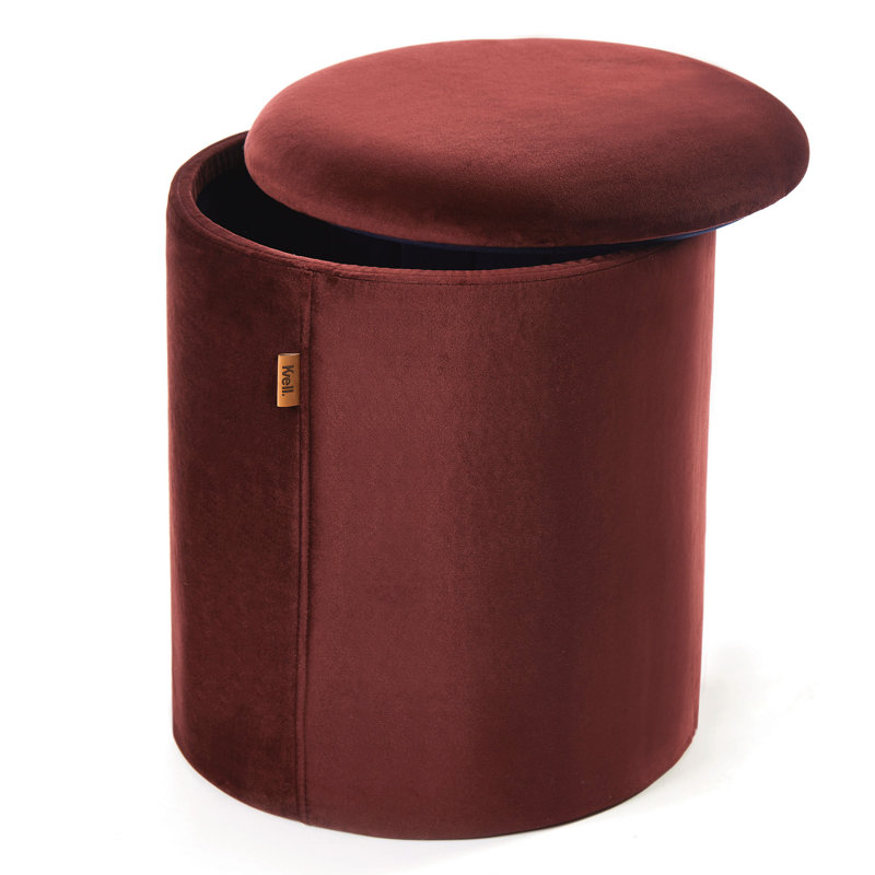 Velvet Ottoman