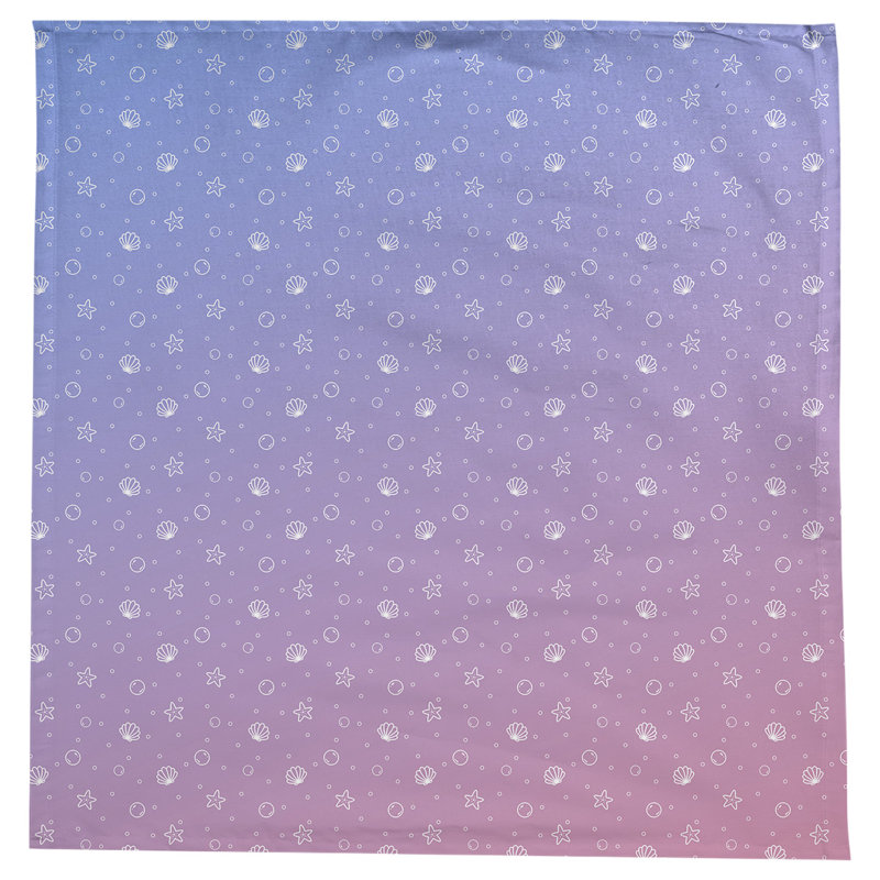 Leffel Pattern Tablecloth, Pink/Blue