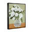 «White Hydrangea Flower Bouquet Vase Still Life» par Annie Warren, peinture sur toile