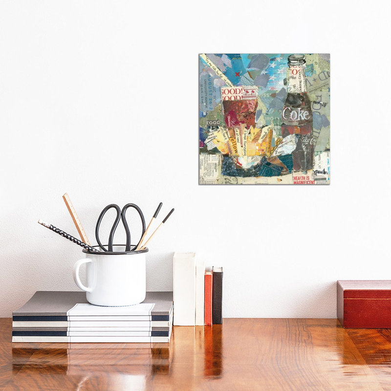 Fries & A Coke by Jamie Pavlich-Walker - Wrapped Canvas Print, 30.48 cm H x 30.48 cm W