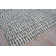 Ink Blot Wool Area Rug in Black/Gray