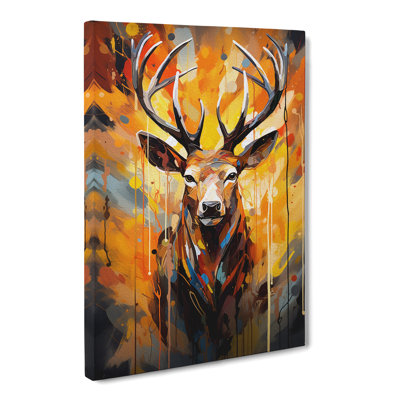 Deer Abstract No.2 - Print