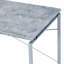 Bureau d'écriture de style industriel avec structure en métal