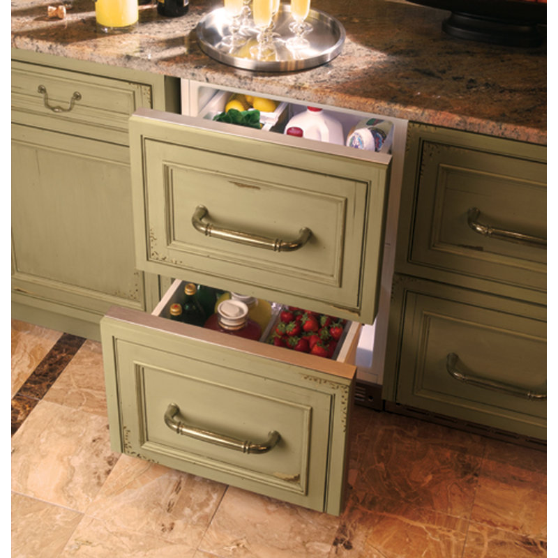 Monogram 24" Integrated Double Drawer Refrigerator