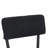 Modern Of 2 Black Bar Stools, Metal Structure, Ergonomic Support, 25 - Inch Seat, Good For Kitchen And Hotel Counters Stools With Fabric Upholstery, 2, Solidly Welded Footrest, , Easy To Install,