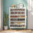Shoe Cabinet with Adjustable Shelves and Doors-785159886