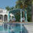 11 Ft. W x 11 Ft. D Metal Pergola with Canopy-108715363