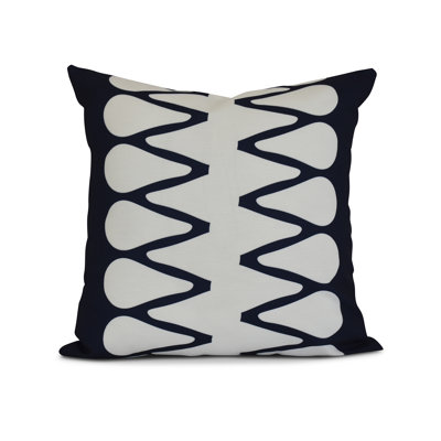 Upscale Getaway Geometric Outdoor Reversible Throw Pillow