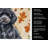 Toy Black Poodle Heirloom Fall Kitchen Towel-1218231506