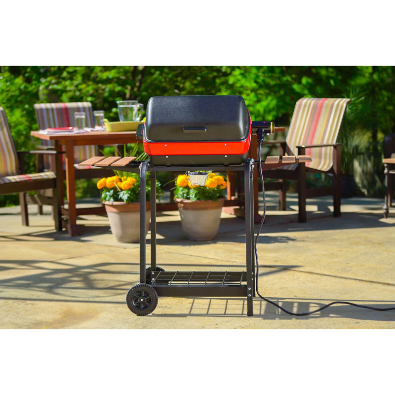 Americana Grills 21'' W x 43.5'' D Foldable Portable Single Burner Electric Grill