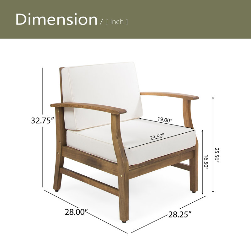 CHAISE CLUB, Crème, crème, Brun