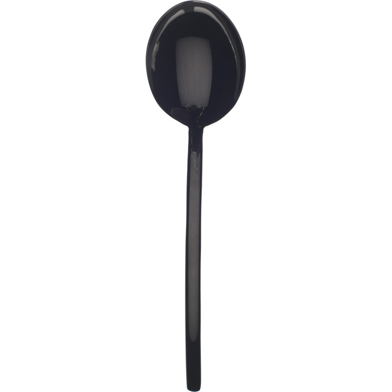Due Stainless Steel Serving Spoon, Black Gold