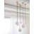 6" Alabaster Mini Pendant Light Satin Brass Modern Ceiling Pendant-993204230-993204231