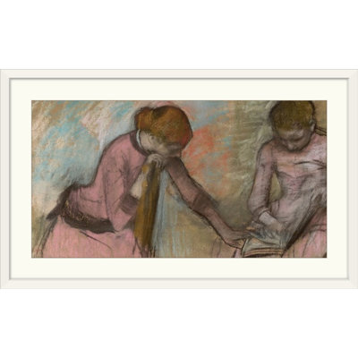 Edgar Degas " Young Girls Looking At An Album, C.1884 " by Edgar Degas