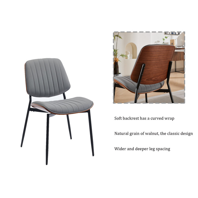 Chaise d'appoint Caruthers Cato, Gris
