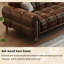 Canapé droit 86,61 po Mid-Century-129987393