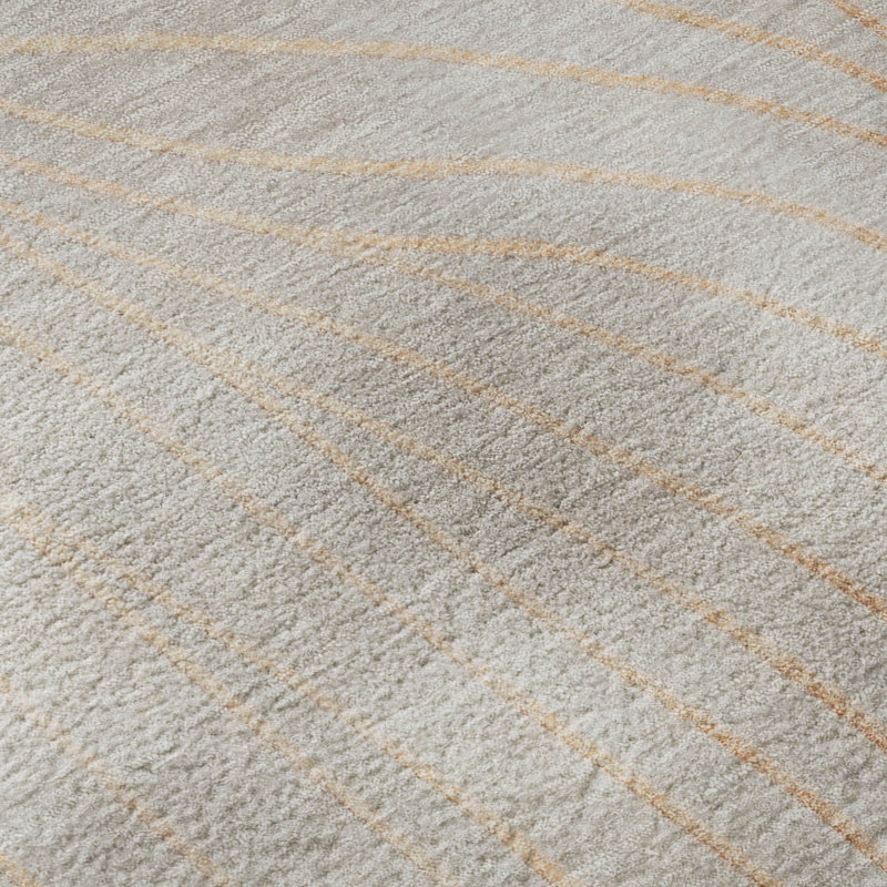 Premium Machine Washable Mayfield AMF2107 Swirls Rug, 9' x 12', Copper