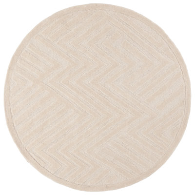 Hames Hand Tufted Wool & Cotton Geometric Rug
