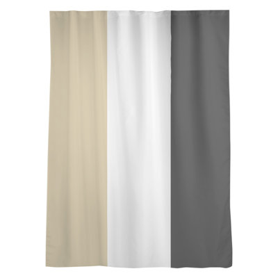 Stripes Sheer Rod Pocket Single Curtain Panel
