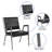 Bridesdale 2 Piece Steel Rectangular Computer Desk Office Set with Chair-1001765896