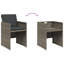  Patio Dining Set Set Of 12 Grey, Brown, Dark Grey-954588610-954588608